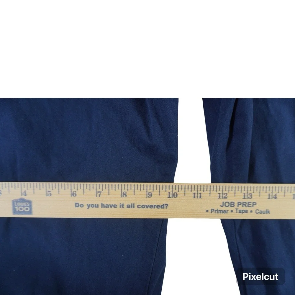 Nautica Chino Pants Mens‎ 36x32 Blue All Day Comfort Flat Front Performance